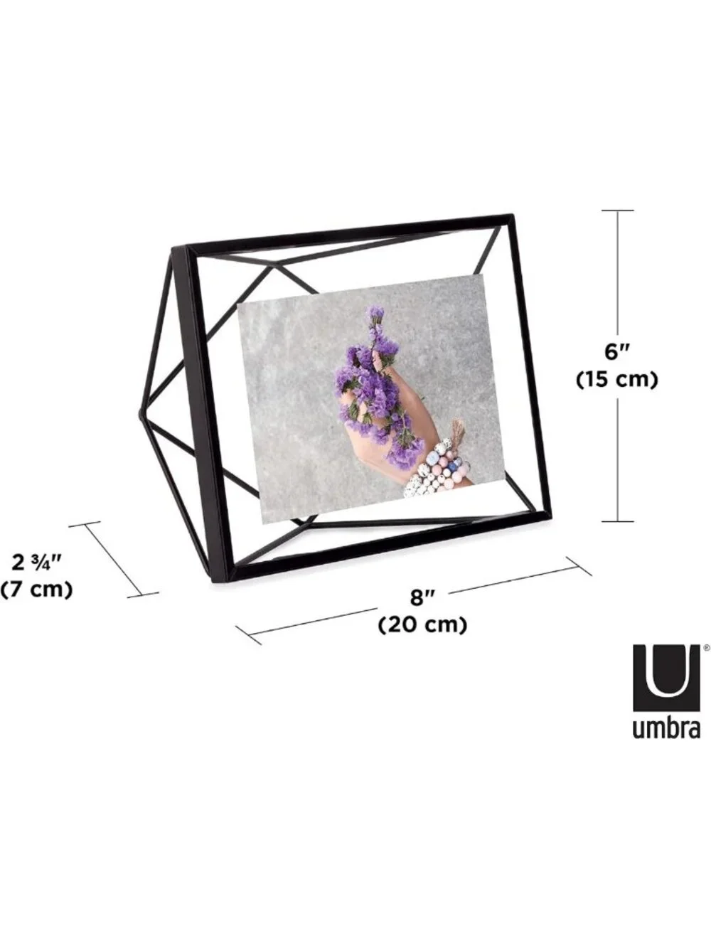 Modern Floating Metal Picture Frame 4x6 - Stylish Wall Decor for Home or Office